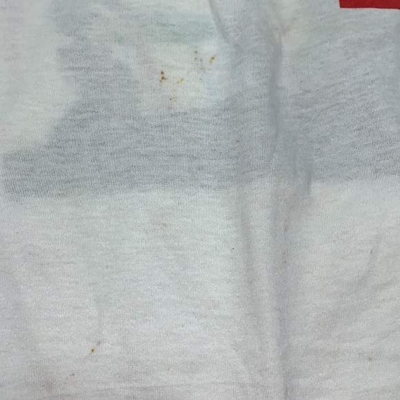 Vintage Rush Show of Hands Screen Stars White Tee Size L - Picture 6 of 7